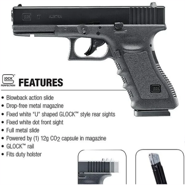PISTOLA GLOCK G17 GEN3 4.5 2105208R